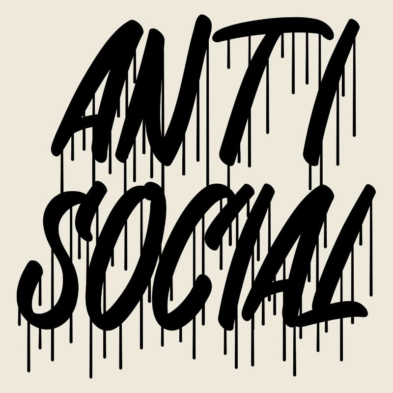 Conception de logo de graffiti antisocial