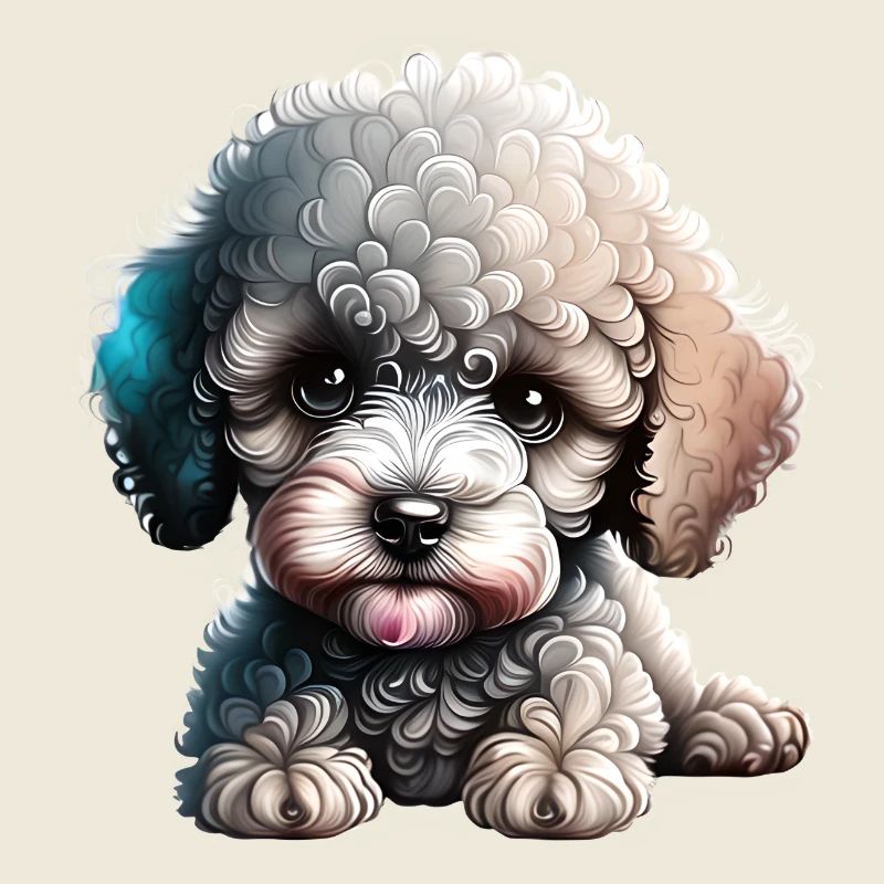 Caniche Chien Propriétaire Caniche Chiot Chien Chiot Chien Amour