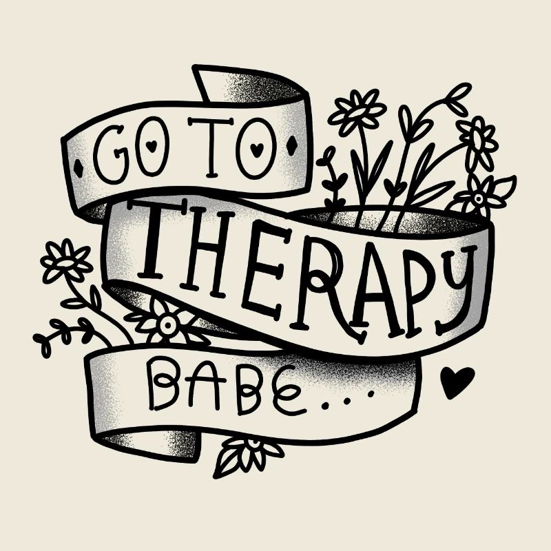 Boho tattoo Aller à la thérapie Babe