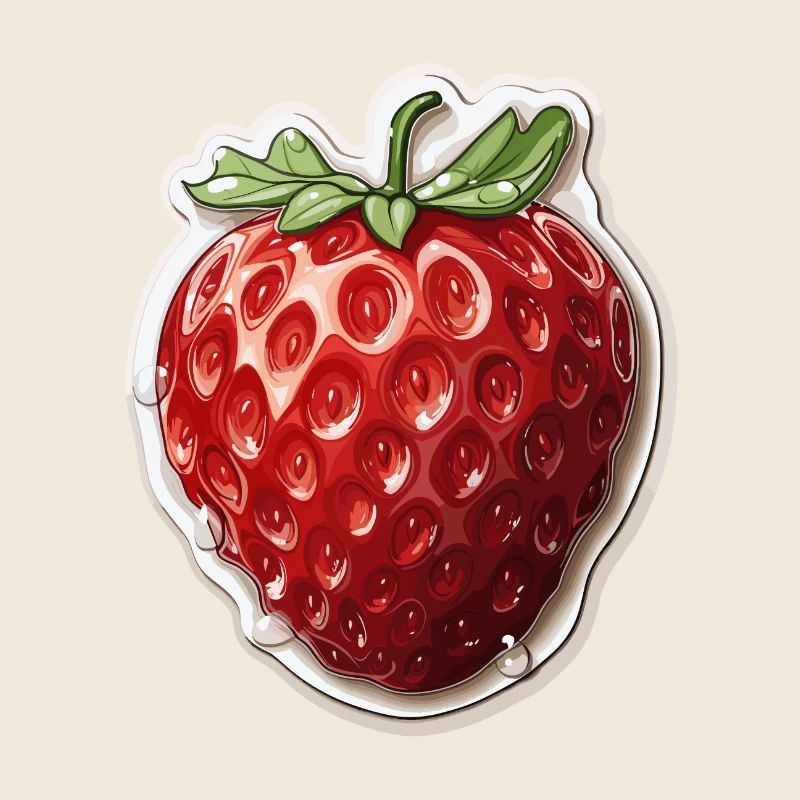 Erdbeere - Illustration