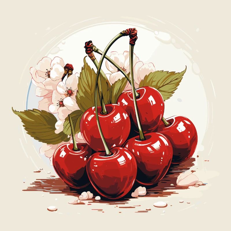 Kirsche - Illustration