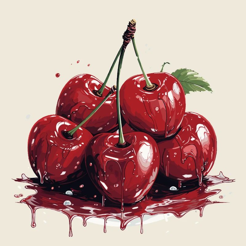 Kirsche - Illustration