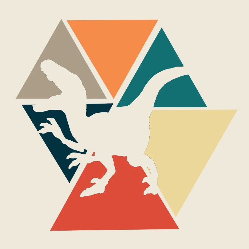 Vintage Retro Dinosaurier - Dinosaurier Geschenkidee