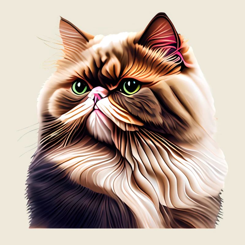 Chat persan, chat de la forêt, chat, chaton, matou