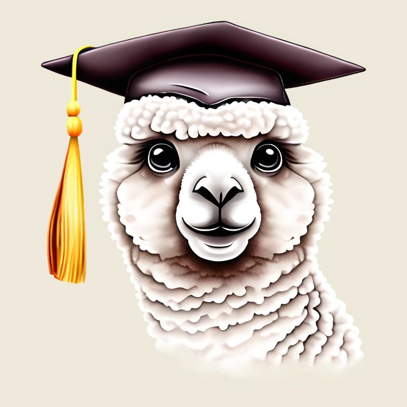 Bachelor's Degree Graduation Graduate Alpaca Studies