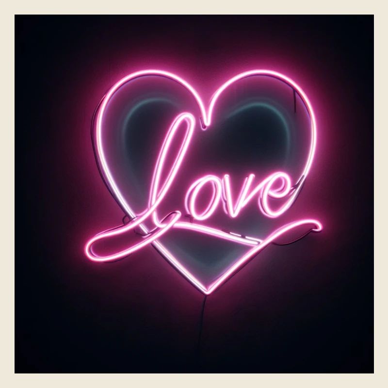 Coeur de néon