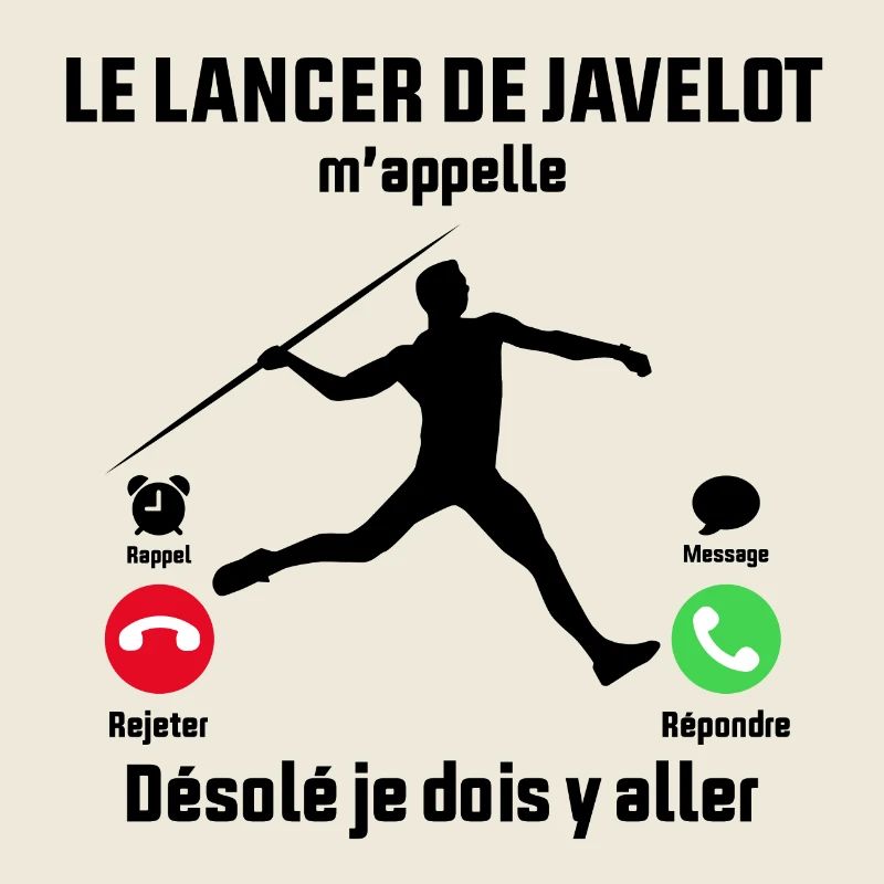 Le Lancer de Javelot M'appelle Je dois y aller