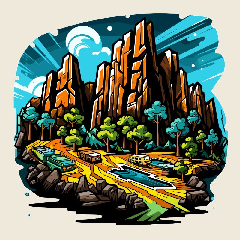 Paysage - Illustration