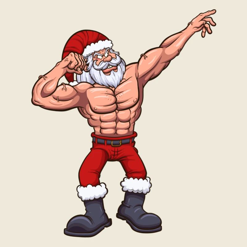 Starker Weihnachtsmann