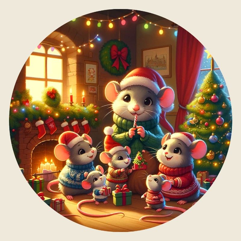 Christmas with mice