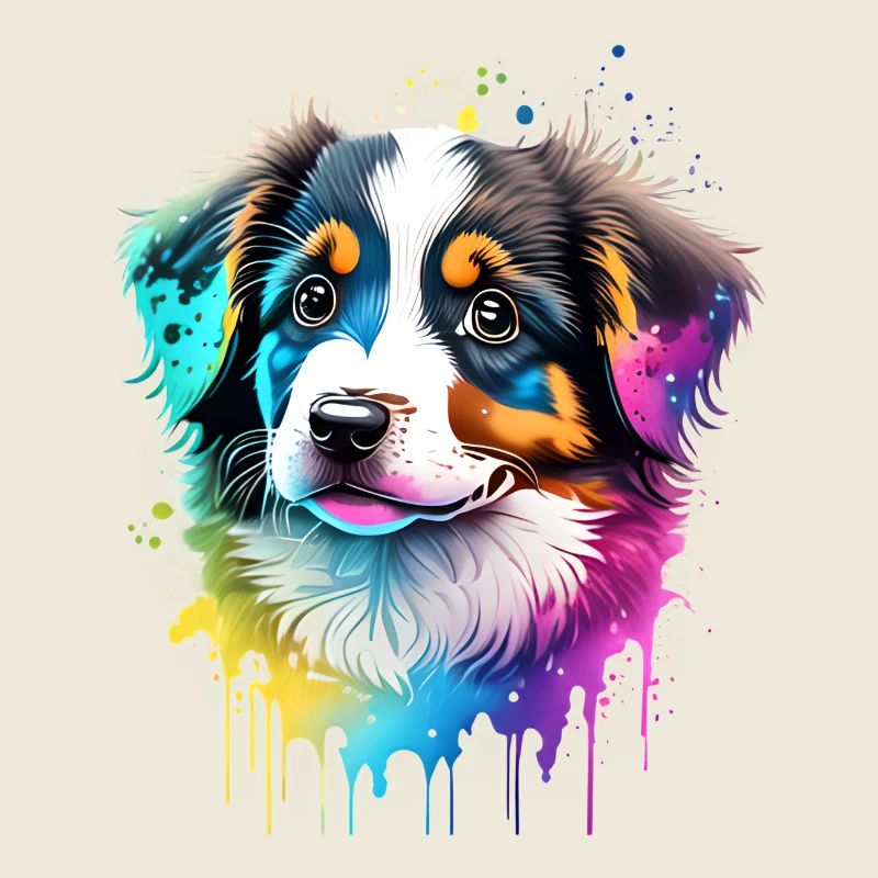 Puppy Dog Owner Australian Shepherd
