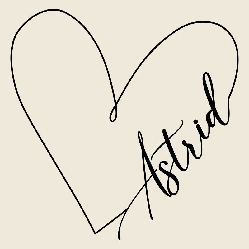 Astrid Name Heart Line