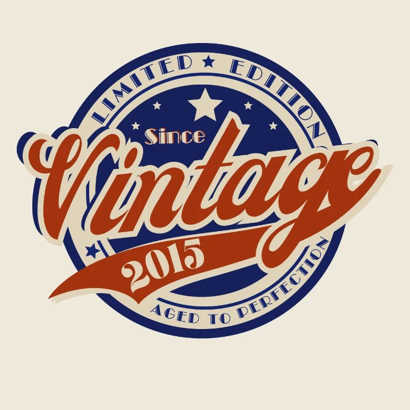 Vintage 2015—cadeau d’anniversaire année 2015