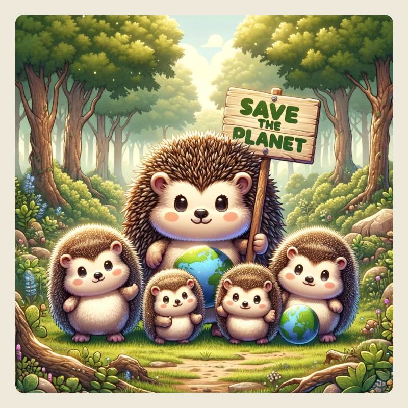 Igel Familie