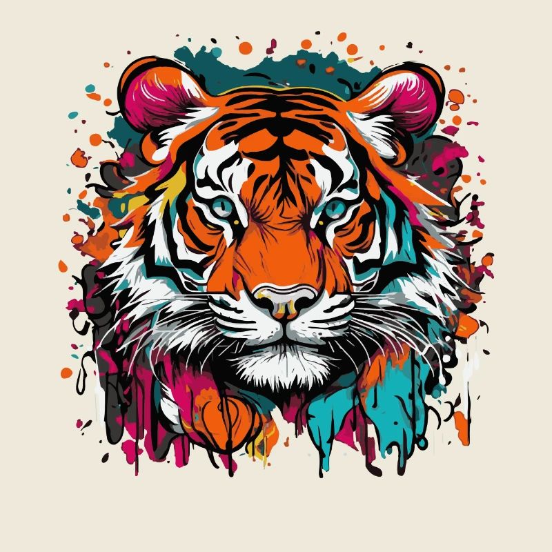 Tigre coloré