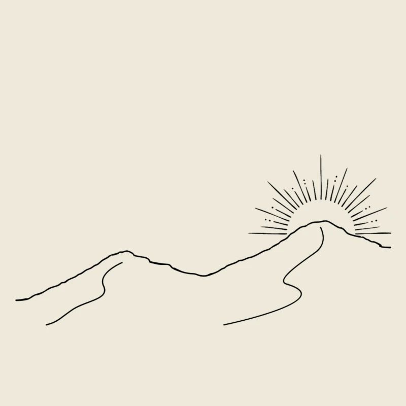 Dune et coucher de soleil