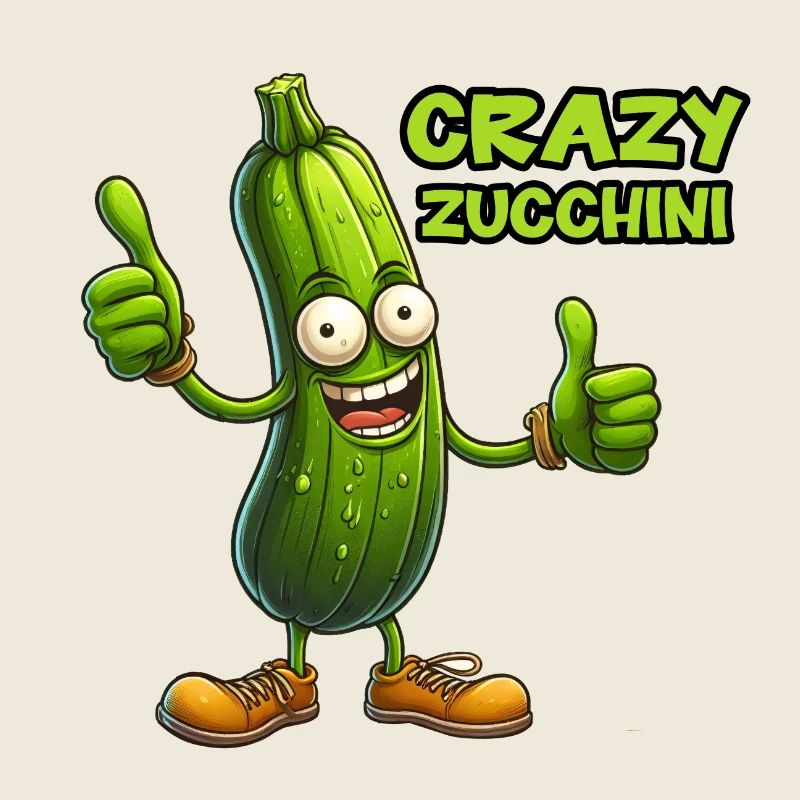 Crazy Veggies: Zucchini Thumbs Up