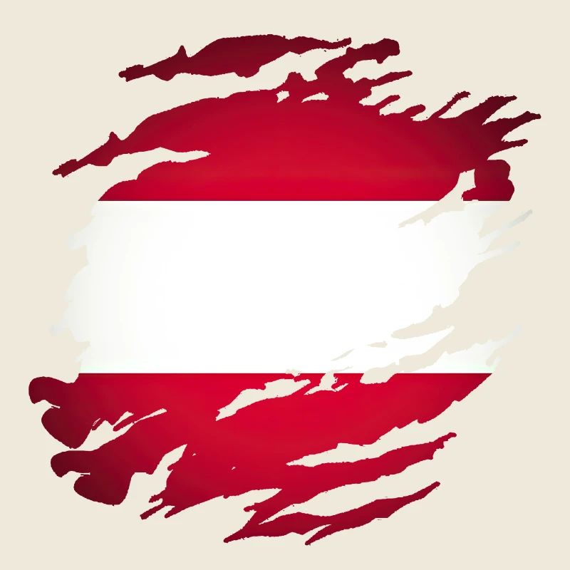 Austria Austrians map country flag Austria