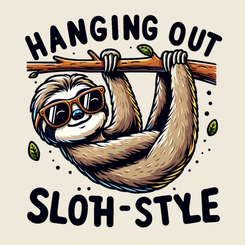Hanging out Sloth style