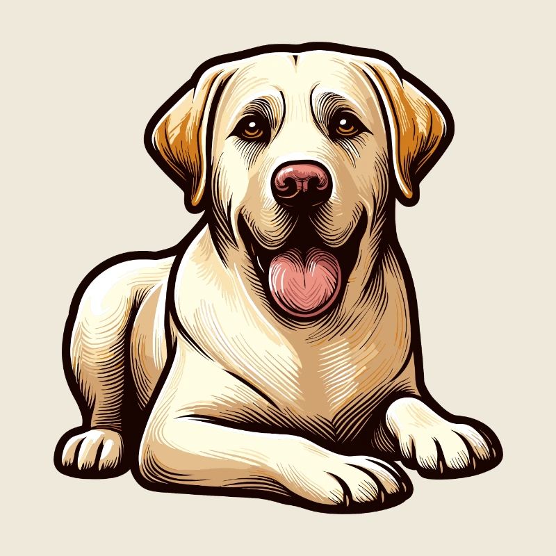 Labrador Recumbent - Dog