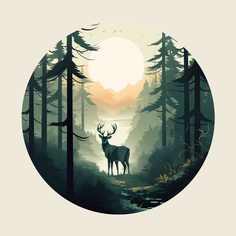 Morgendlicher Wald