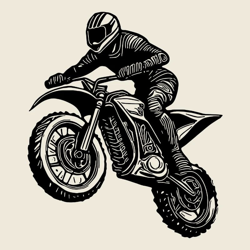 Machine de saut de route de terre de course de moto tout-terrain