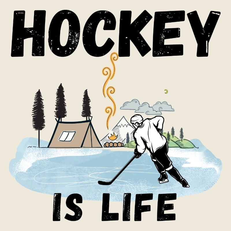Eishockey Camping