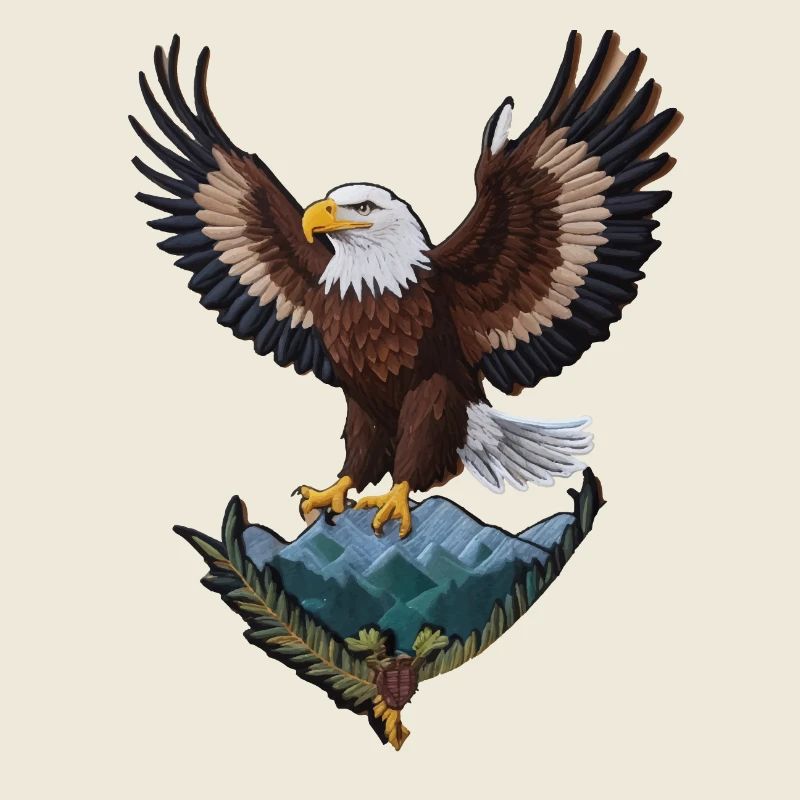 Beautiful bald eagle