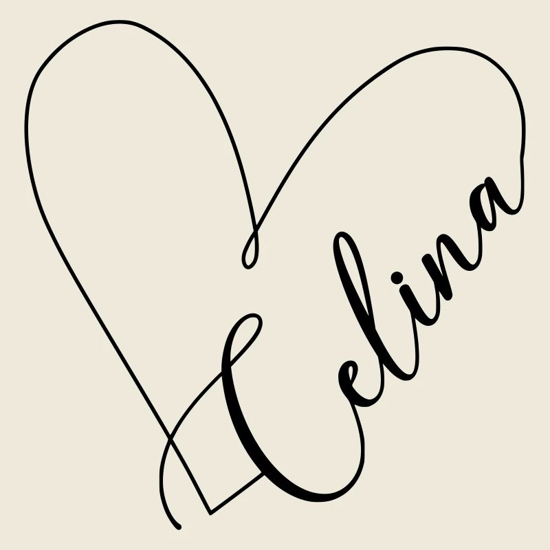 Celina Nom Ligne de coeur