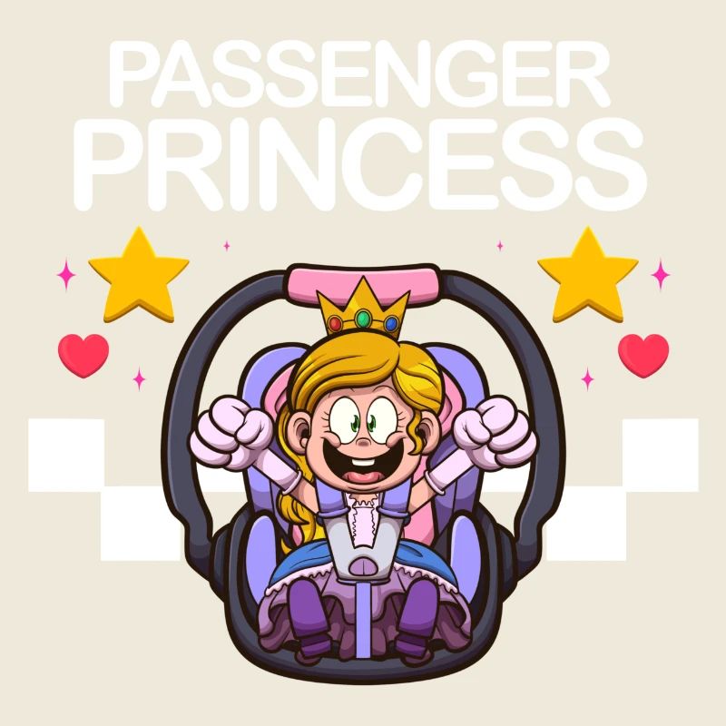 Passager Princesse Voiture De Course