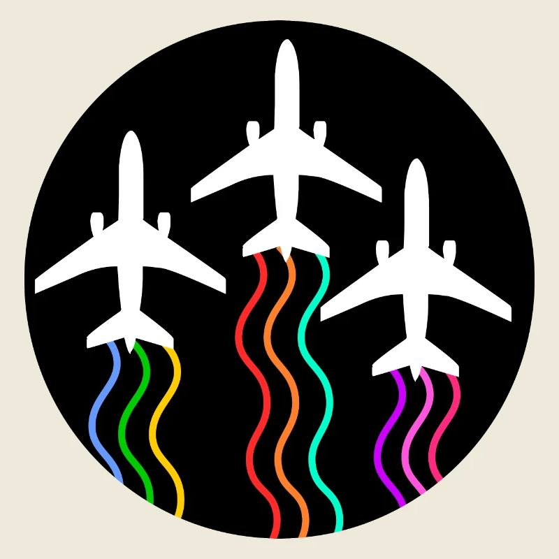 Airplane trail formation