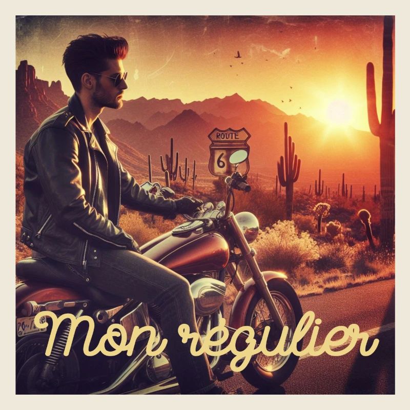 mon régulier brun