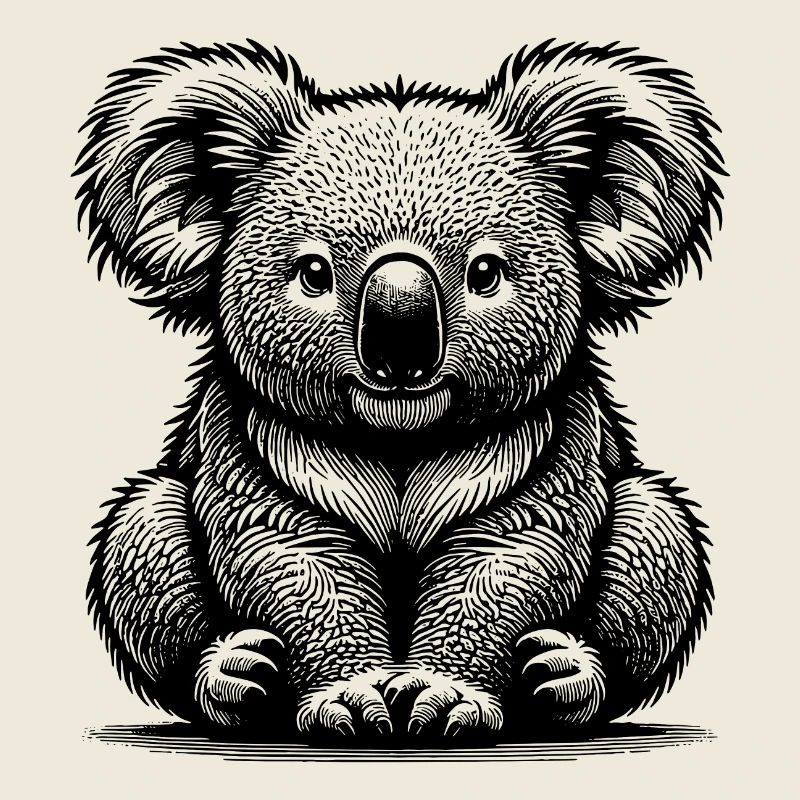 Niedlicher australischer Kinder Koala