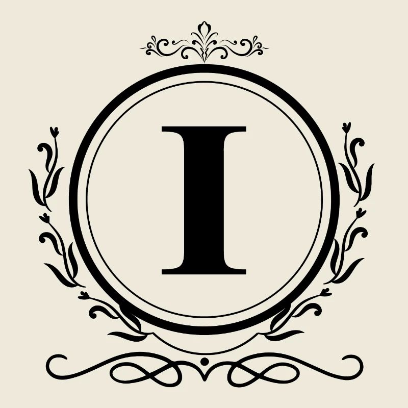 lettre i décoration