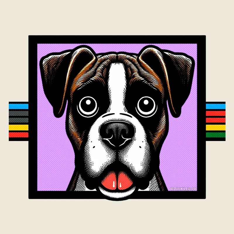 Boxerhund Kunst