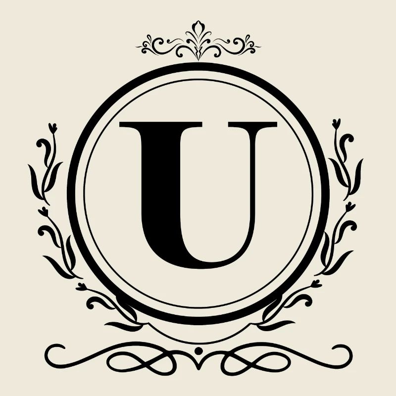 Letter U Decoration