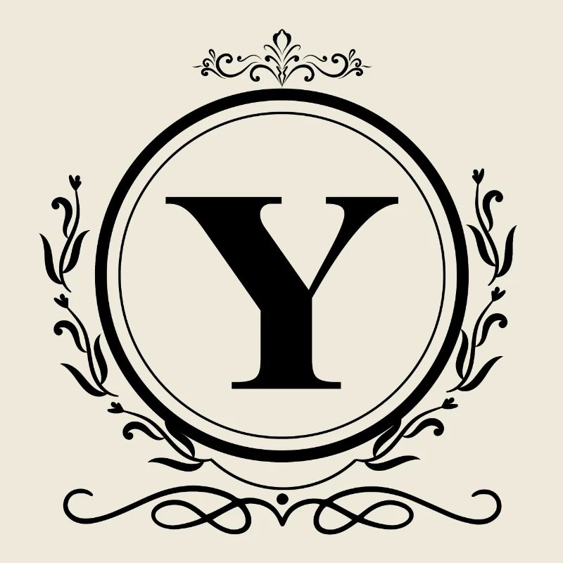 Letter Y Decoration