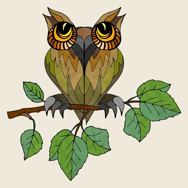 Bunter Vogel