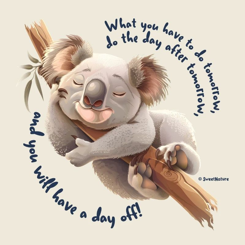 Lazy Koala Bear
