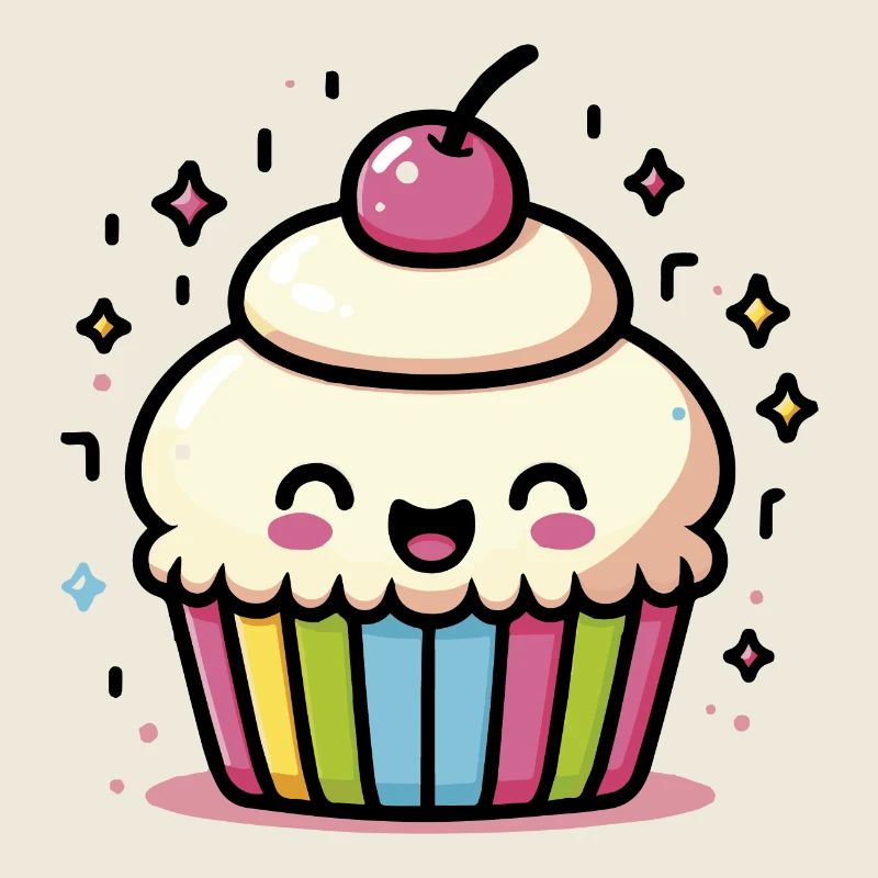 Kawaii Cute Cupcake