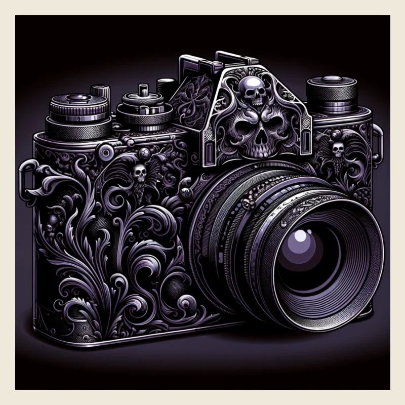 Skull Gothic Camera