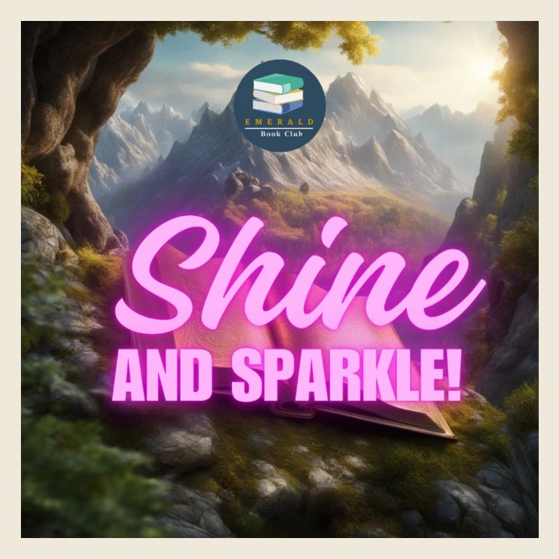 Emerald shine and sparkle