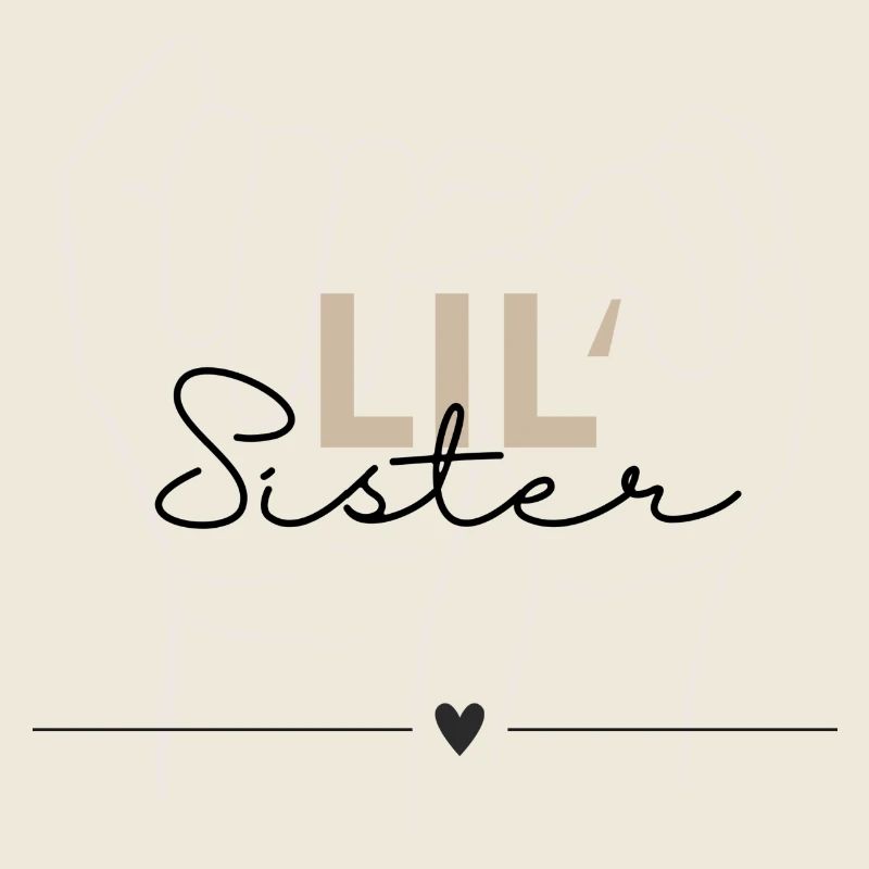 Conception de petite sœur - Frères et sœurs