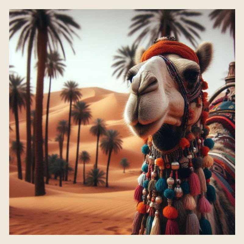 true camel in a desert A6