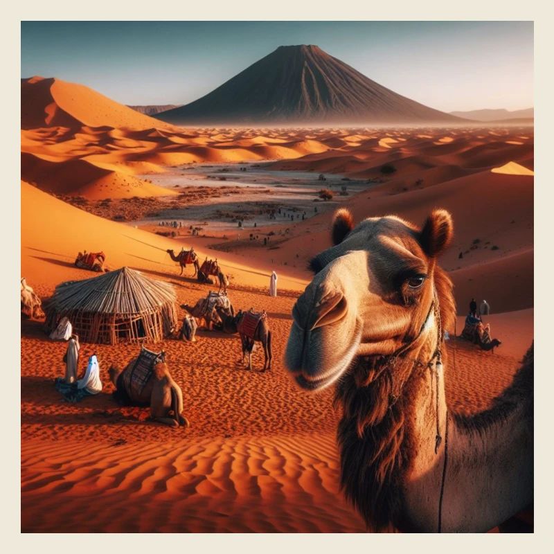 true camel in a desert A8