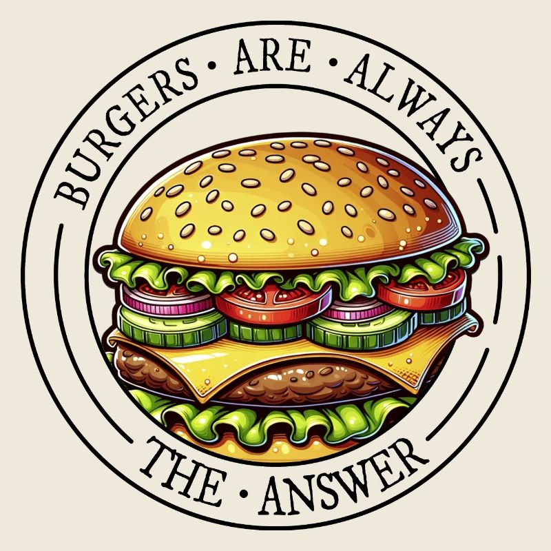 Les hamburgers sont toujours la solution ! Cheeseburger Fun