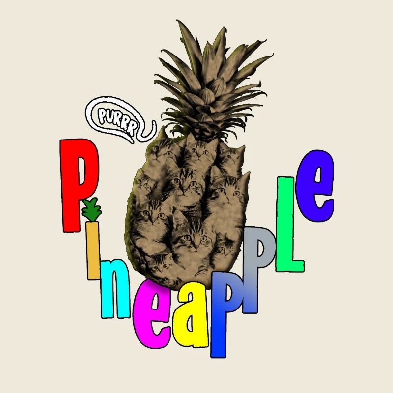 Purrfect Pineapple: The Cat's Meow