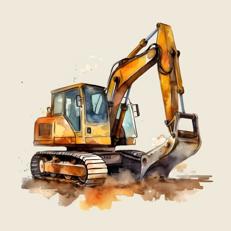 Construction excavator