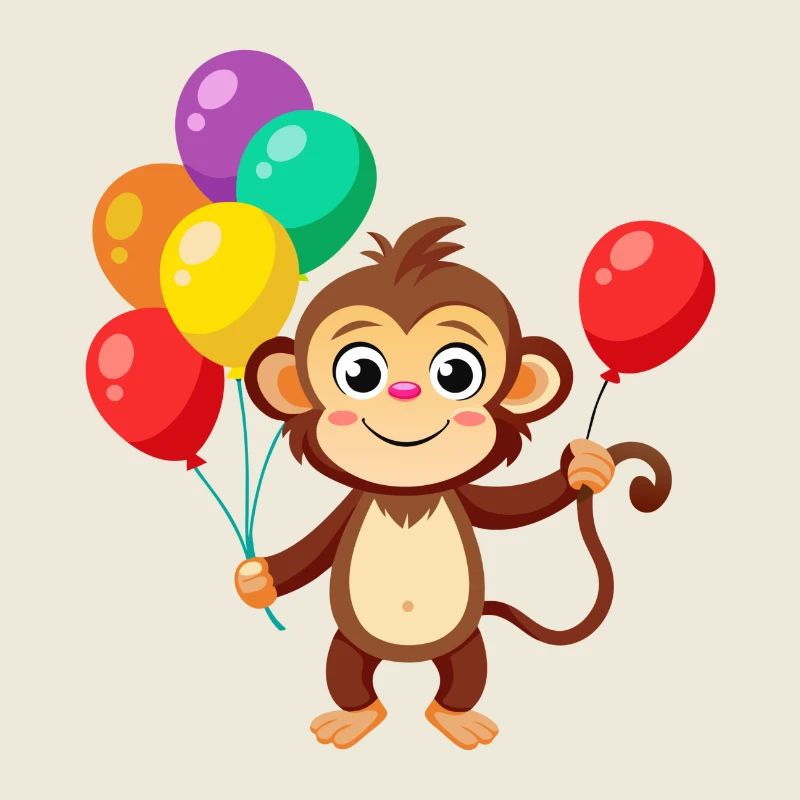 Jungle Junior: Playful Monkey Adventure