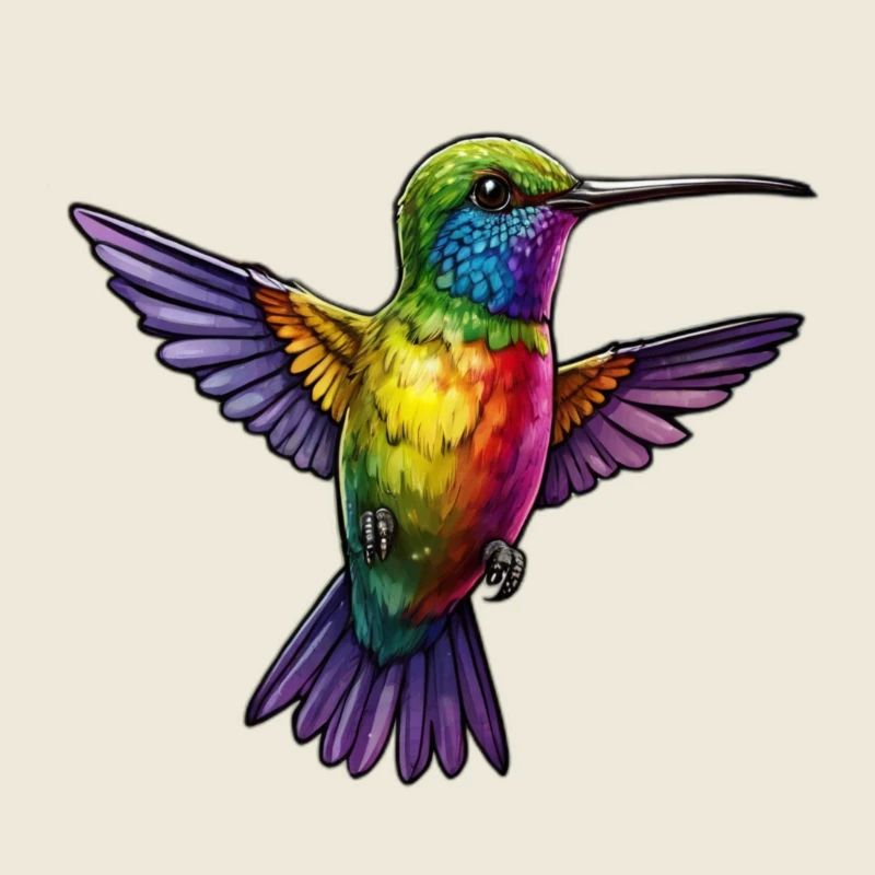 Colibri arc-en-ciel